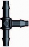 T - Verzweigung für Schlauch Luftschlauch 4/6 mm PVC schwarz